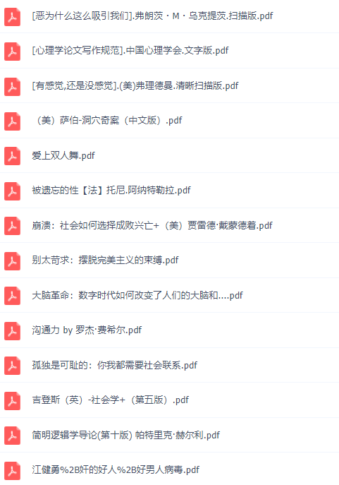 必讀！300本心理學(xué)電子書(shū)，教你用理性思考問(wèn)題！插圖6