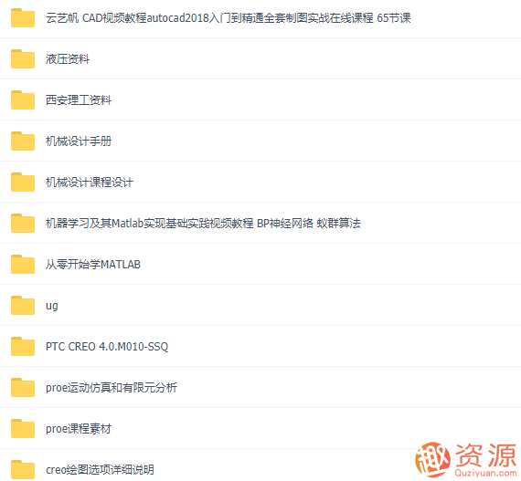 價(jià)值過(guò)萬(wàn)機械方面的福利有教程有資料大合集_教程分享插圖1