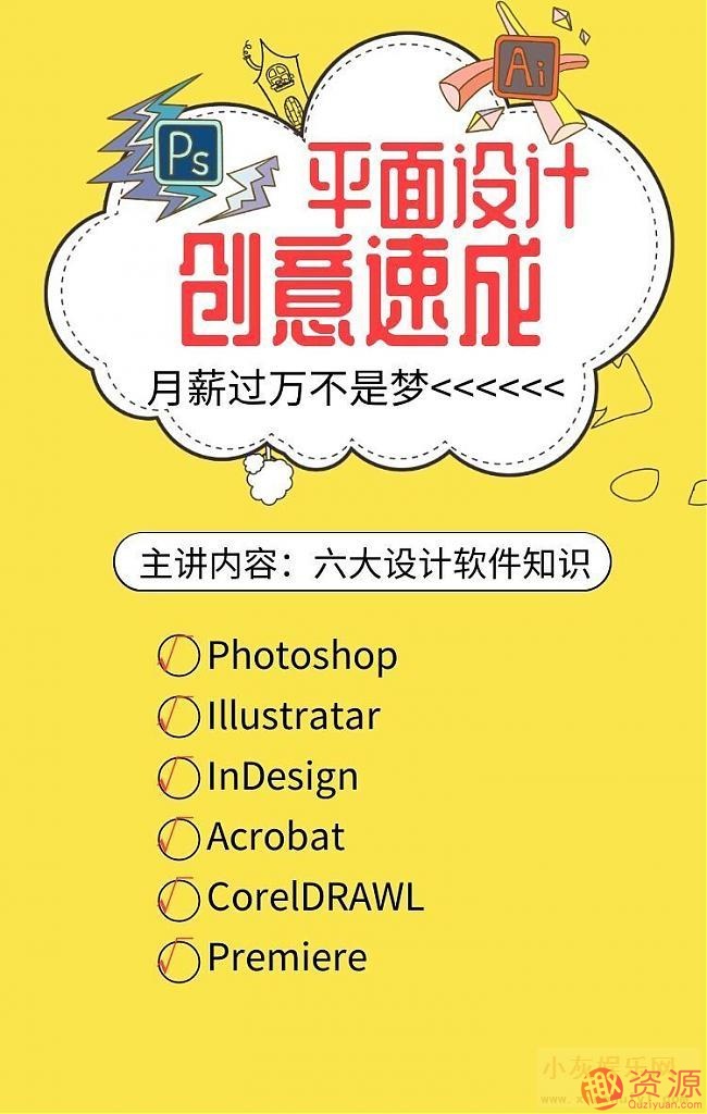 十點(diǎn)課堂教你速學(xué)PS平面設計各類(lèi)圖形軟件_趣資料插圖