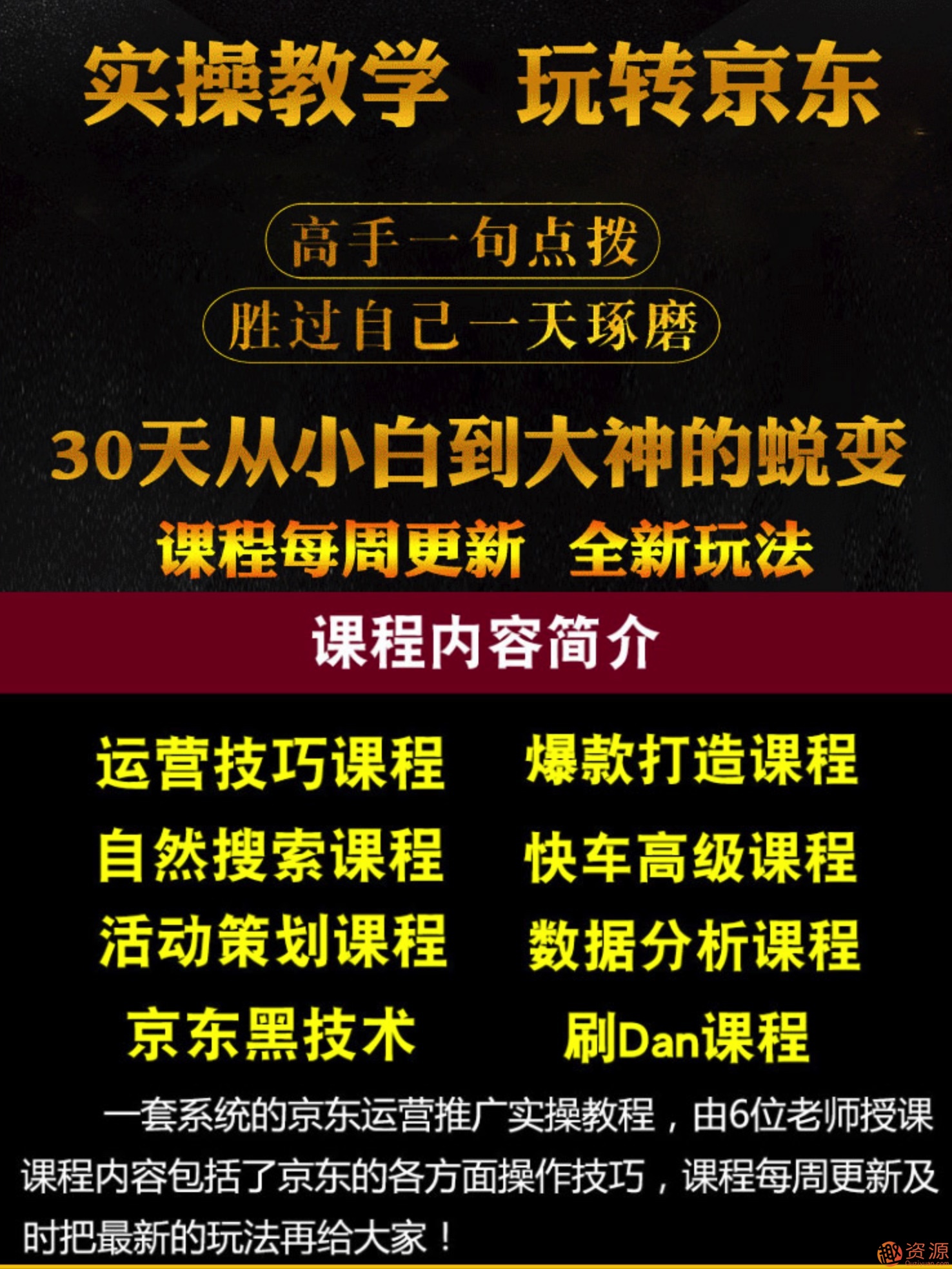 2019京東平臺店鋪運營(yíng)教程快車(chē)營(yíng)銷(xiāo)技巧高級開(kāi)店全套電商視頻教學(xué)插圖2