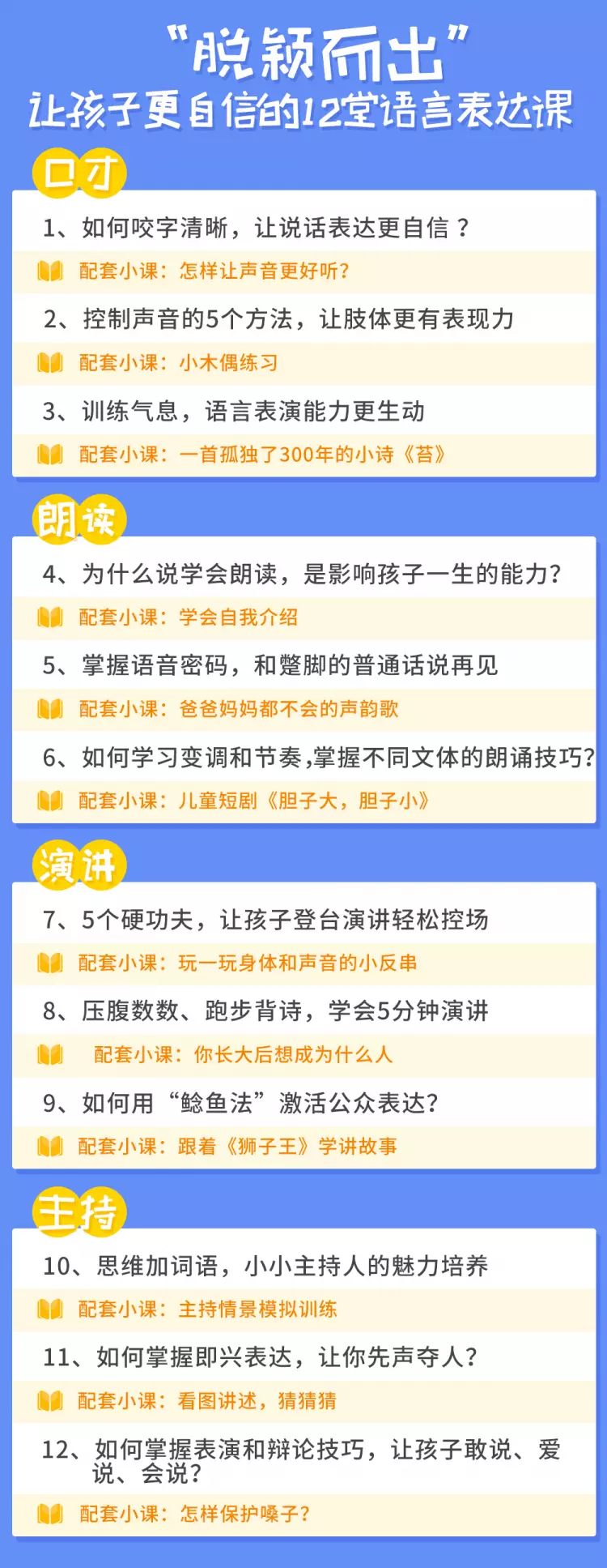 12堂讓孩子更自信的語(yǔ)言表達課插圖1