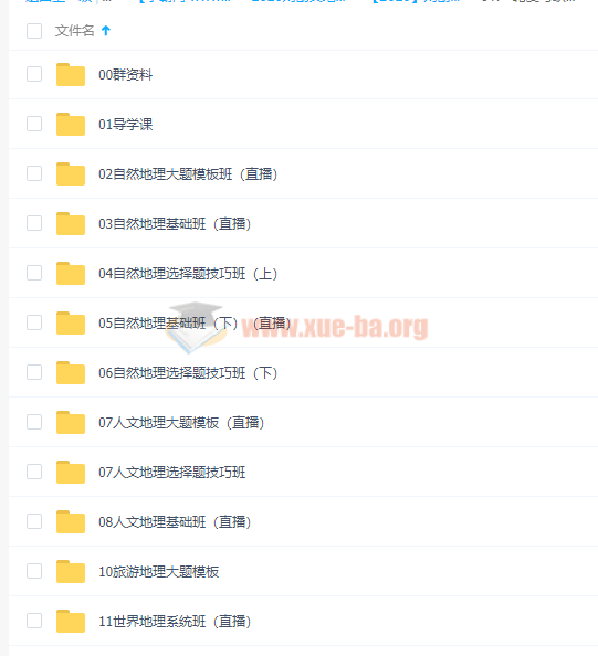 劉勖文2020高考地理一輪完結視頻課程百度云網(wǎng)盤(pán)分享插圖
