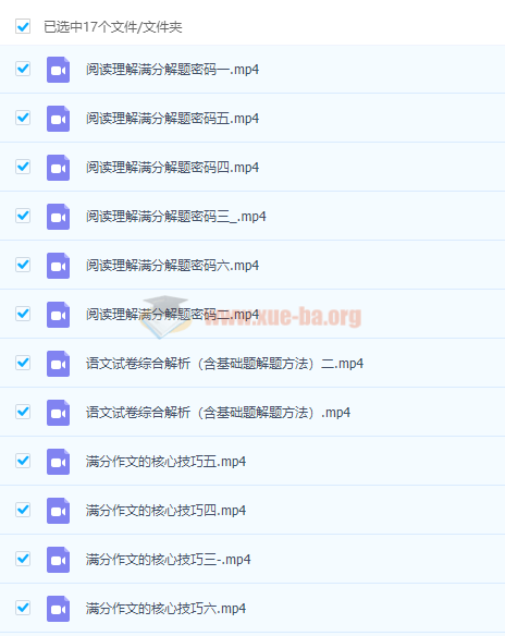 洪老師語(yǔ)文11部合集 小學(xué)初中語(yǔ)文課程文言文閱讀作文精講視頻課程+講義百度云網(wǎng)盤(pán)分享插圖4