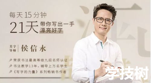 《每天15分鐘，21天帶你寫(xiě)出一手漂亮好字》視頻課程  百度網(wǎng)盤(pán)插圖