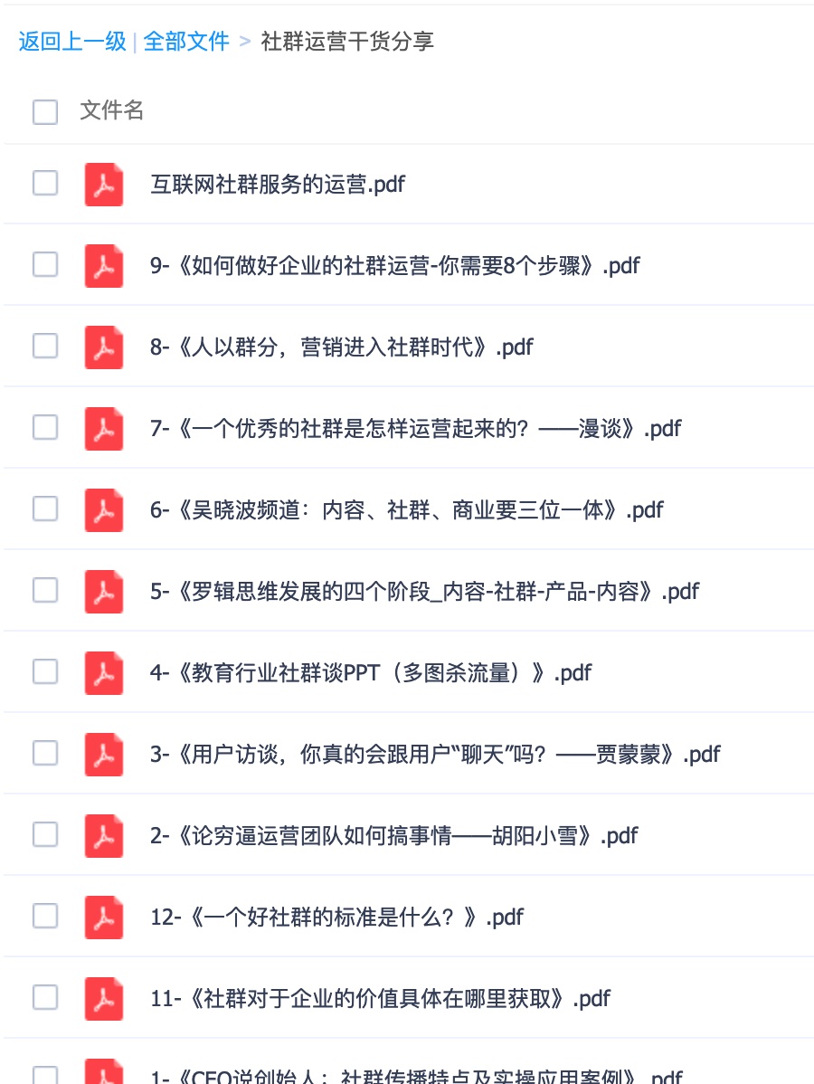 社群運營(yíng)干貨分享資源包 百度網(wǎng)盤(pán)插圖1