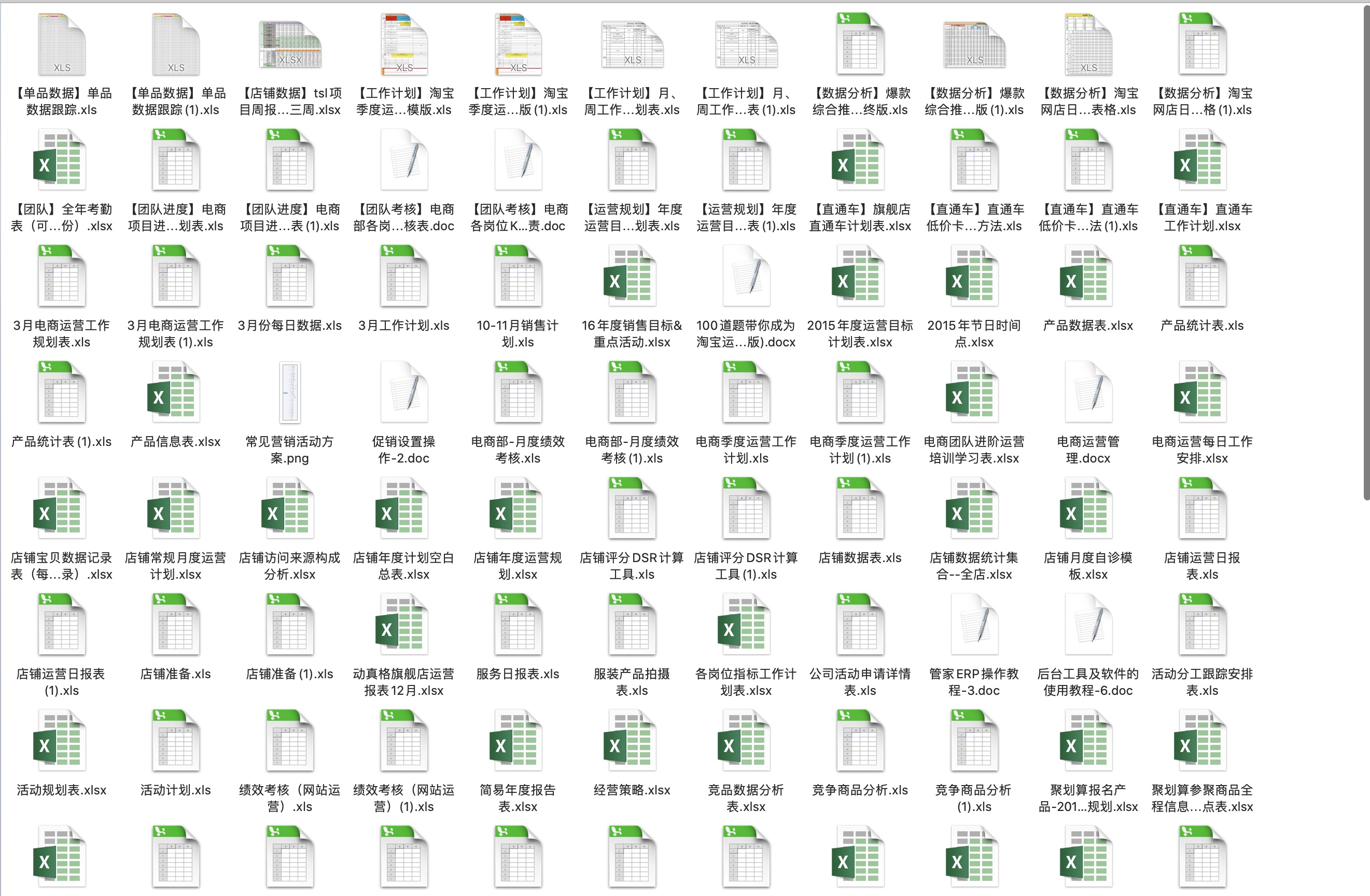 2000份電商運營(yíng)表格百度網(wǎng)盤(pán)分享 百度網(wǎng)盤(pán)插圖2