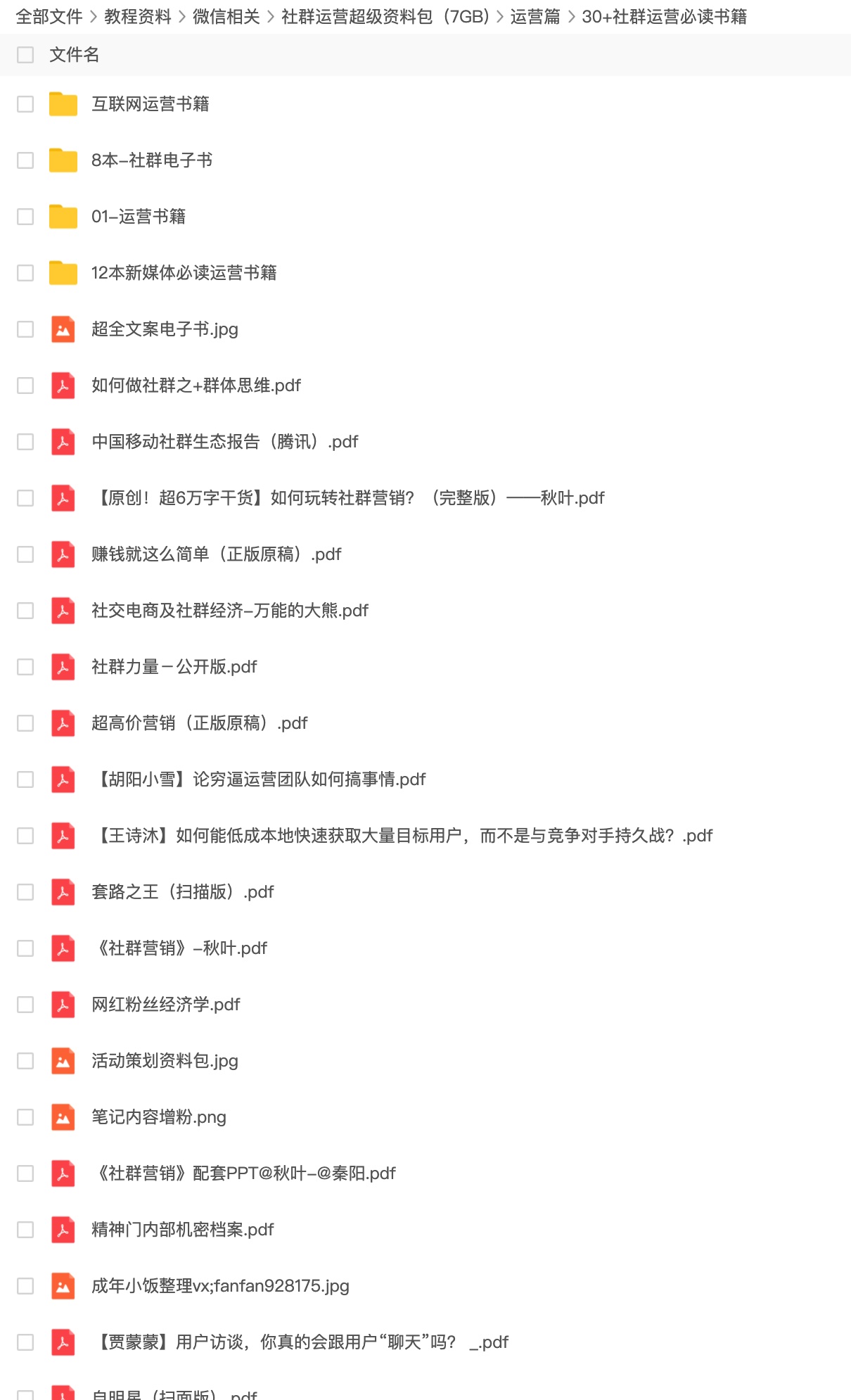 2020社群運營(yíng)超級資料包（7GB) 百度網(wǎng)盤(pán)插圖6