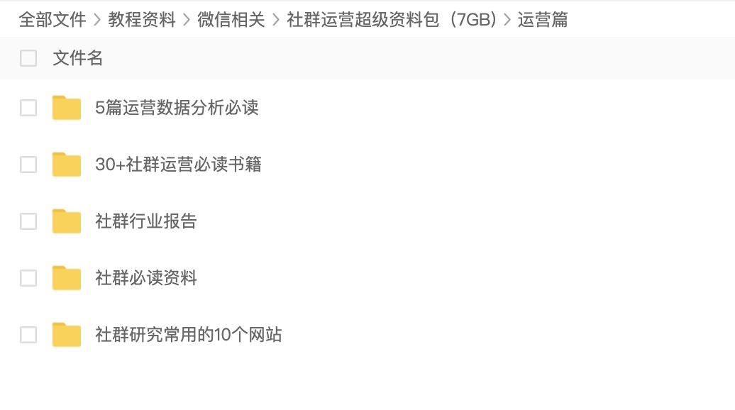 2020社群運營(yíng)超級資料包（7GB) 百度網(wǎng)盤(pán)插圖2