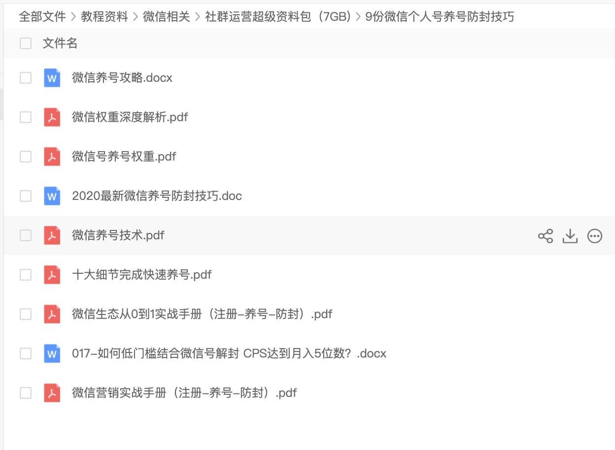 2020社群運營(yíng)超級資料包（7GB) 百度網(wǎng)盤(pán)插圖4