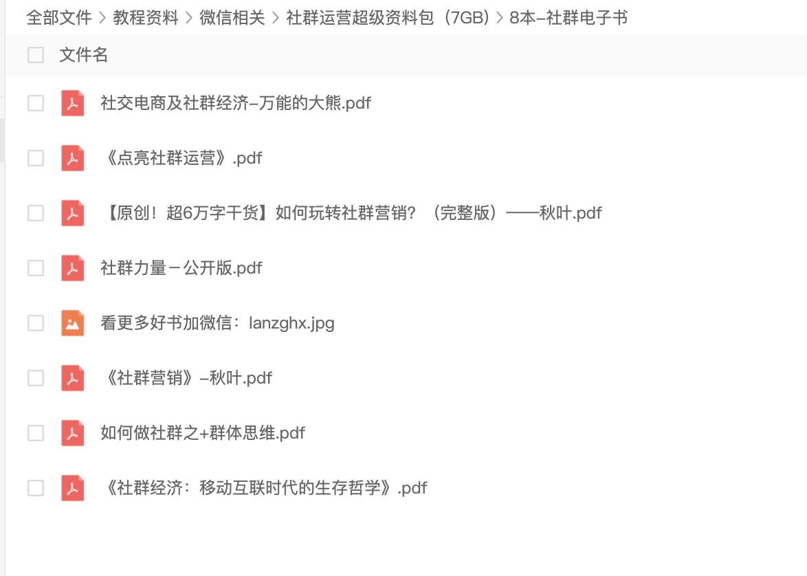 2020社群運營(yíng)超級資料包（7GB) 百度網(wǎng)盤(pán)插圖5