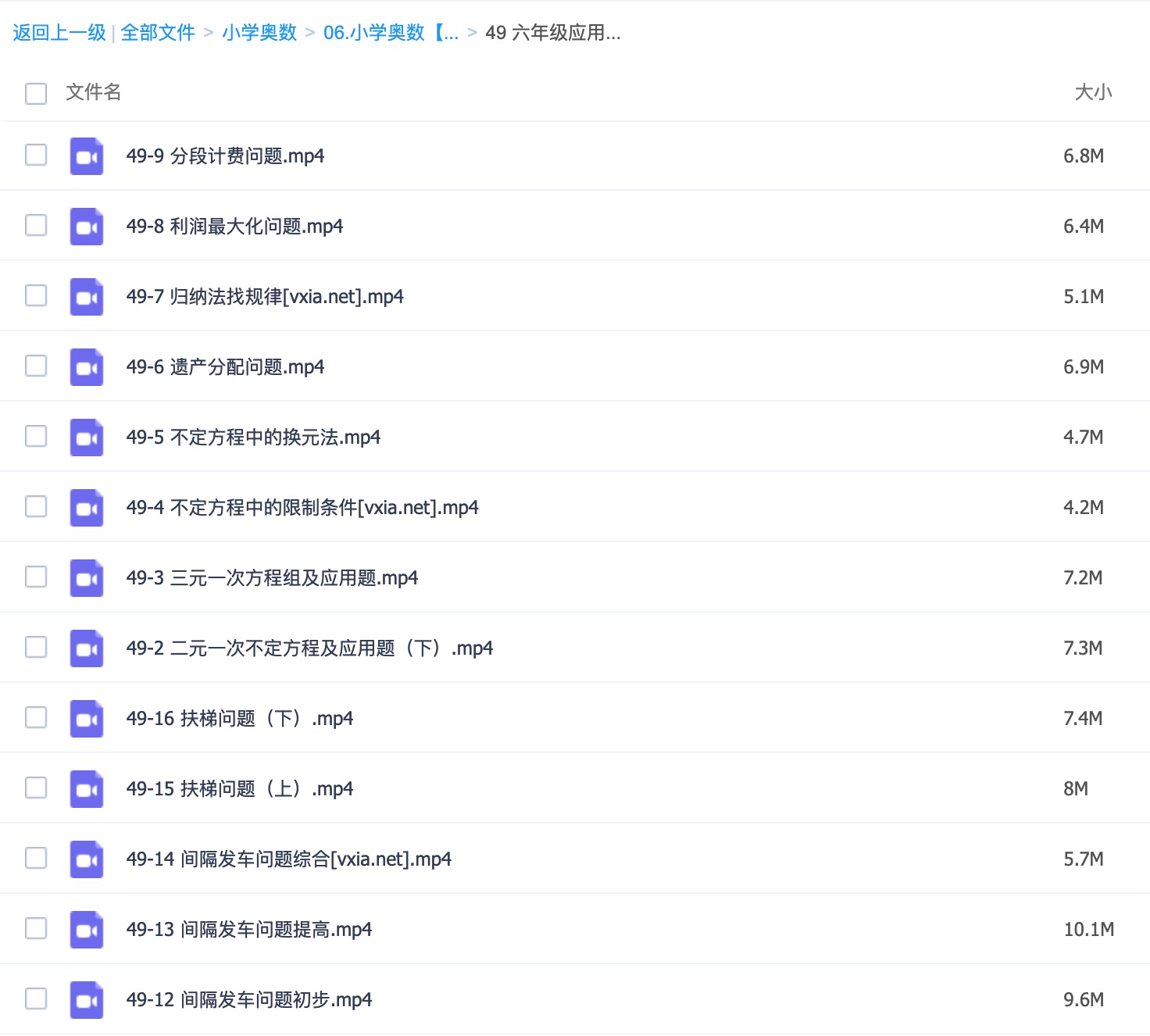 小學(xué)奧數一二三四五六年紀精品教程教材資料合集 百度網(wǎng)盤(pán)插圖3