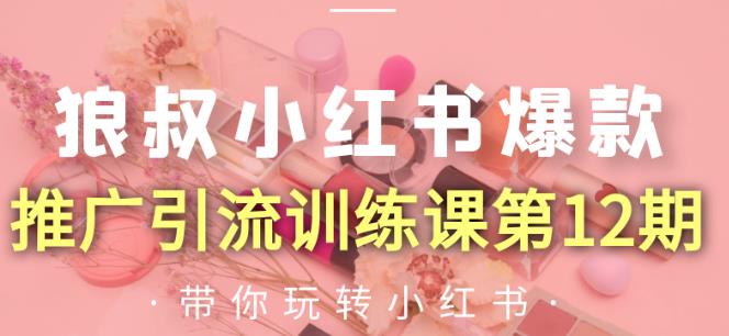 小紅書(shū)爆款推廣引流訓練課第12期-第1張圖片-學(xué)技樹(shù) 小紅書(shū)爆款推廣引流訓練課第12期-第1張圖片-學(xué)技樹(shù)