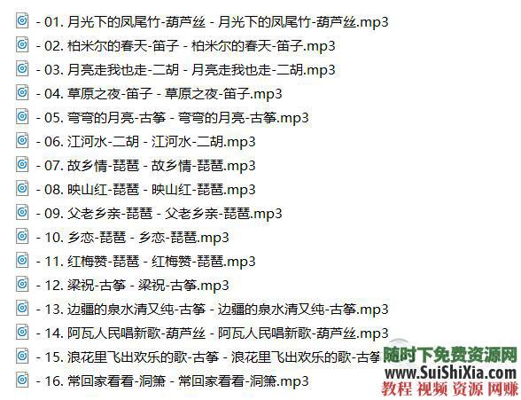 320K無(wú)損車(chē)載流行MP3音樂(lè )舞曲+MP4視頻神曲，共42G幾千首打包分享_趣資料教程資源插圖21