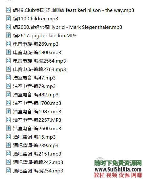 320K無(wú)損車(chē)載流行MP3音樂(lè )舞曲+MP4視頻神曲，共42G幾千首打包分享_趣資料教程資源插圖20