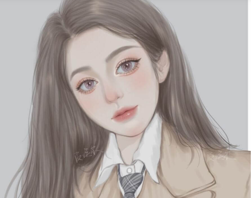 皮埃爾ipad插畫(huà)團練課美型人物頭像2021年-百度云分享_趣資料視頻資源插圖
