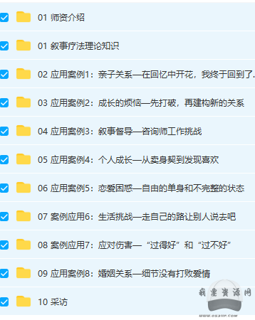 詹宗熙 敘事療法應用與案例教學(xué)課程 視頻+課件_趣資料視頻教程插圖