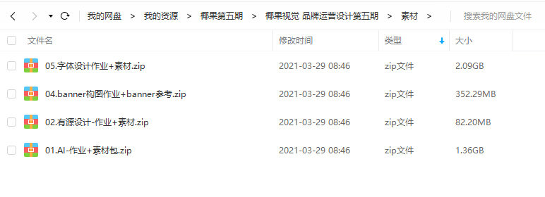 椰果視覺(jué) 品牌運營(yíng)設計第五期_百度云網(wǎng)盤(pán)視頻課程插圖4