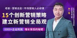 劉一葦《15個(gè)創(chuàng  )新?tīng)I銷(xiāo)策略：建立新?tīng)I銷(xiāo)全局觀(guān)》（15講）_百度云網(wǎng)盤(pán)視頻教程插圖