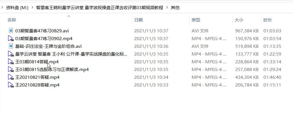 量學(xué)云講堂智星客王曉利 量學(xué)波段操盤(pán)系統 第03期_百度云網(wǎng)盤(pán)視頻教程插圖2