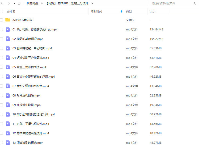 【同捉】 構圖101：超越三分法則【畫(huà)質(zhì)高清】_百度云網(wǎng)盤(pán)教程資源插圖1