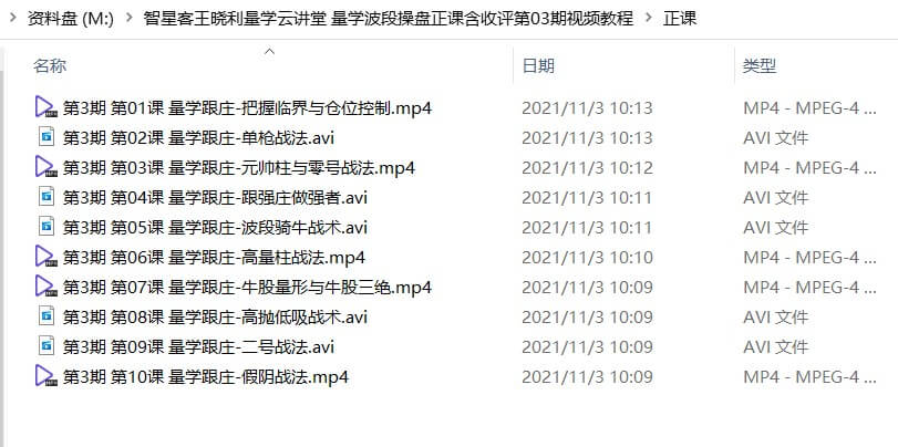 量學(xué)云講堂智星客王曉利 量學(xué)波段操盤(pán)系統 第03期_百度云網(wǎng)盤(pán)視頻教程插圖4