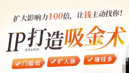 IP打造吸金術(shù)：0基礎0資源，也能擴大影響力100倍，讓錢(qián)主動(dòng)找你！-第1張圖片-學(xué)技樹(shù)