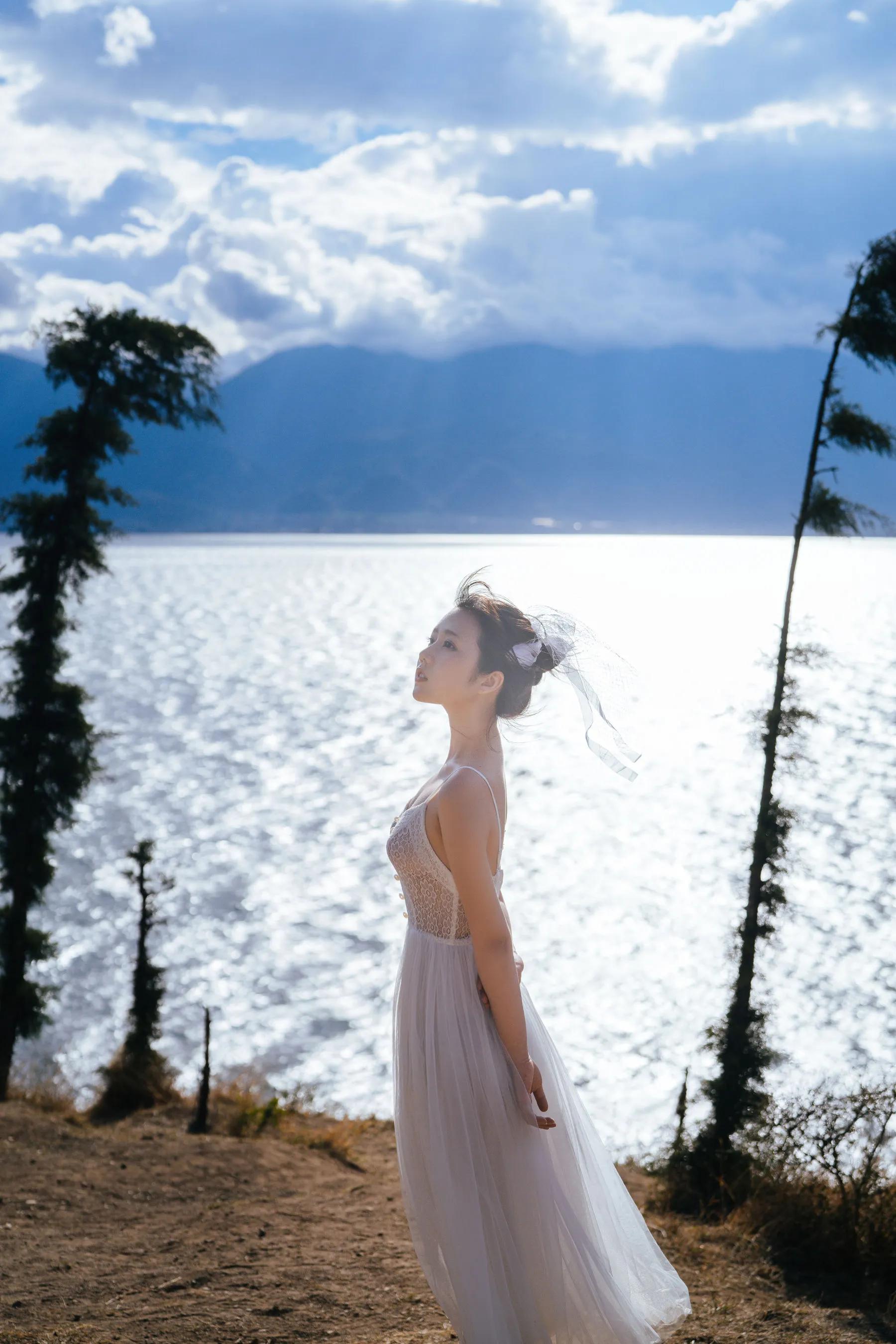 喵糖映畫(huà) 海邊姑娘（鏡醬）純色白裙，嚶嚶嚶插圖35