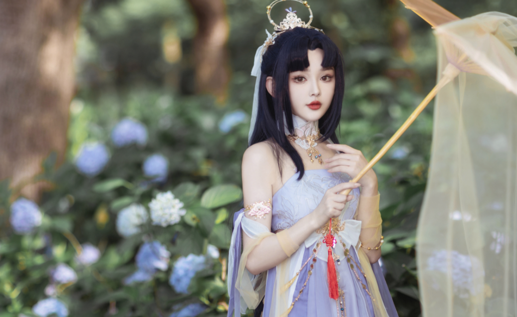 百萬(wàn)網(wǎng)友在線(xiàn)認老婆 00后大學(xué)生cos絕對演繹古風(fēng)仙女插圖2