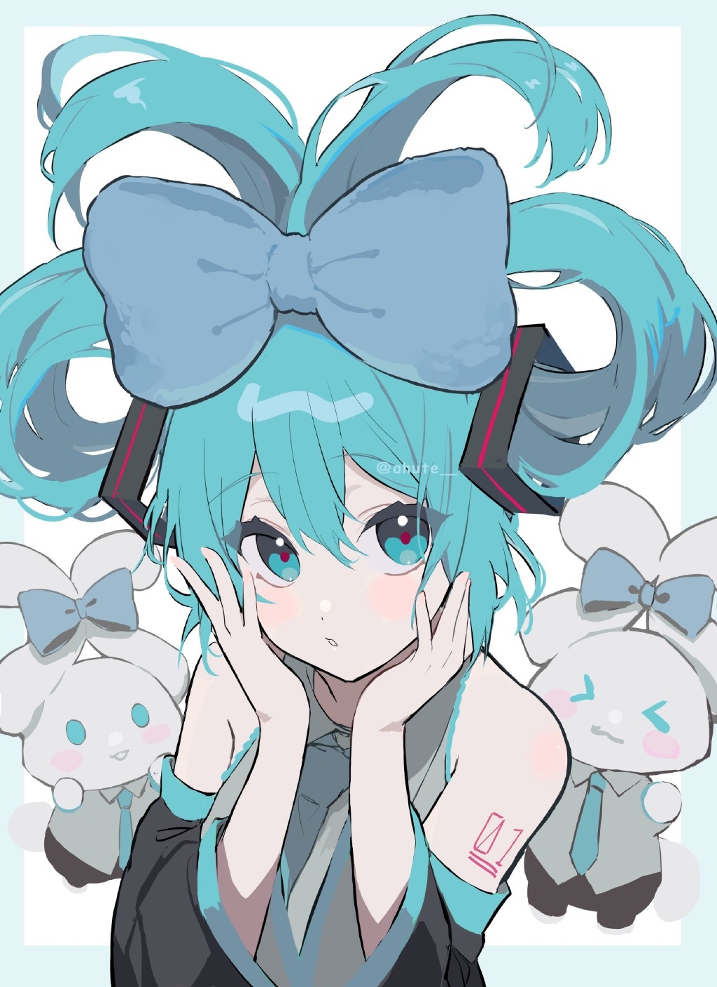 萌萌的玉桂狗初音未來(lái)組合登場(chǎng)，雙倍的萌萌氣息超治愈插圖16