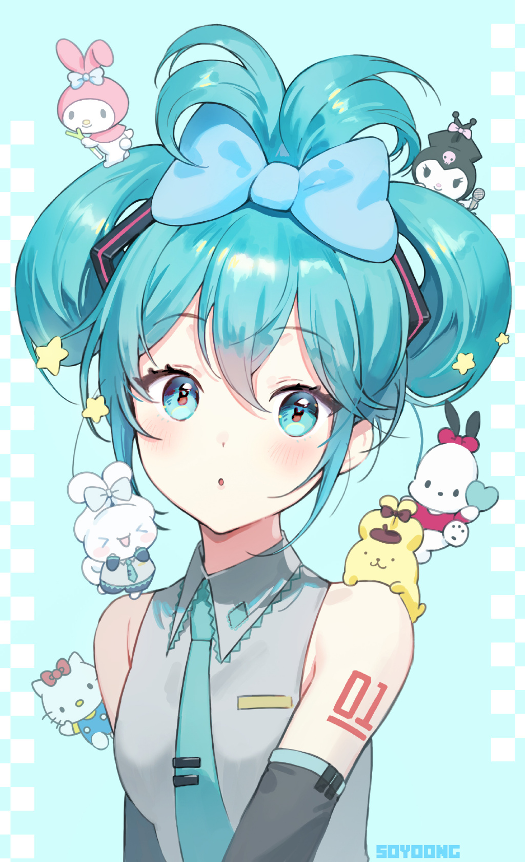 萌萌的玉桂狗初音未來(lái)組合登場(chǎng)，雙倍的萌萌氣息超治愈插圖19