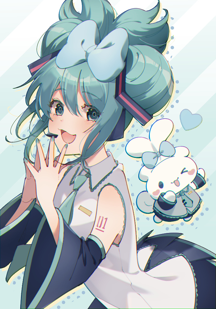 萌萌的玉桂狗初音未來(lái)組合登場(chǎng)，雙倍的萌萌氣息超治愈插圖4