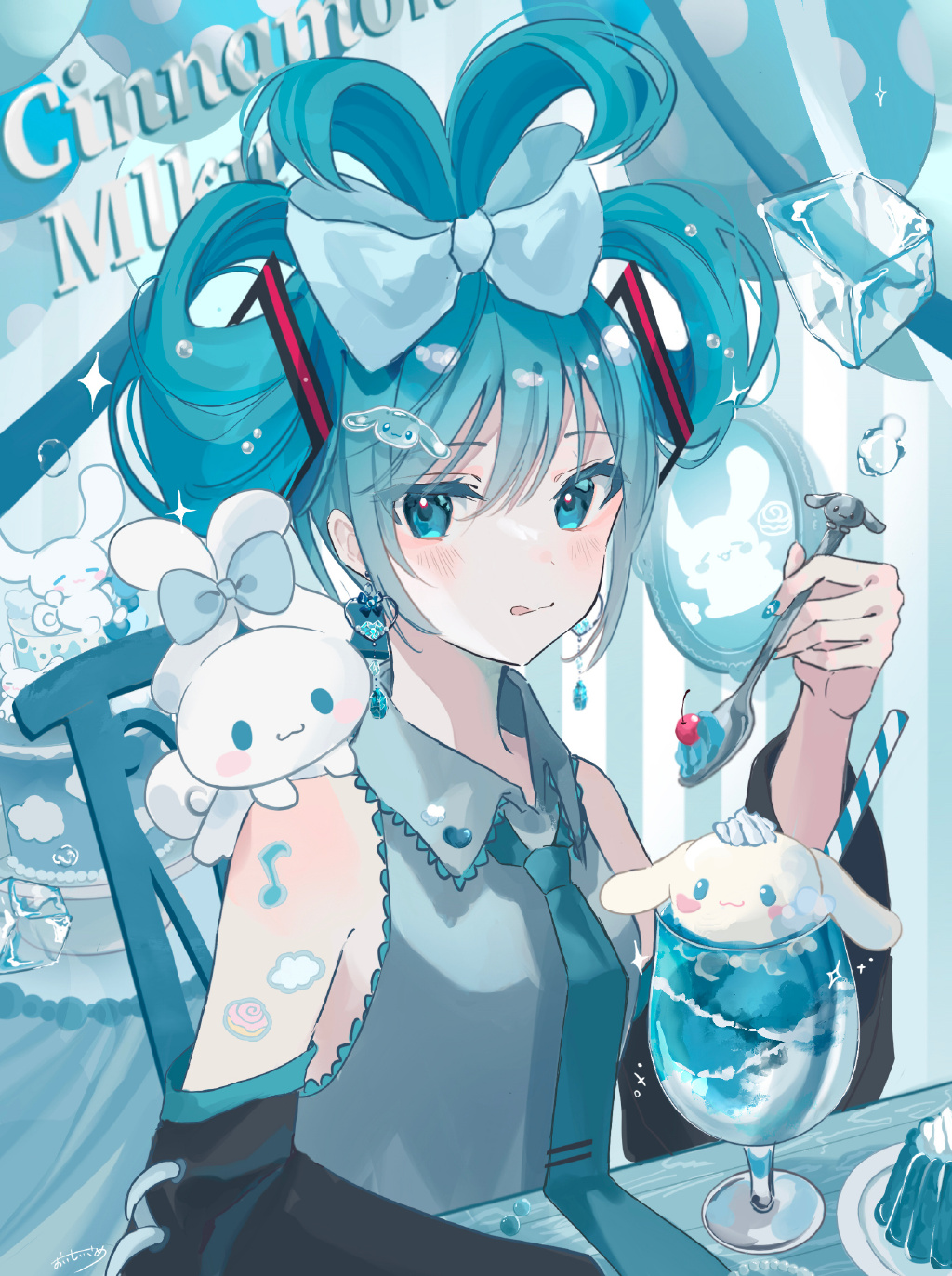 萌萌的玉桂狗初音未來(lái)組合登場(chǎng)，雙倍的萌萌氣息超治愈插圖13