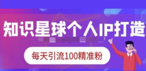 知識星球個(gè)人IP打造系列課程，每天引流100精準粉【視頻教程】百度網(wǎng)盤(pán)插圖
