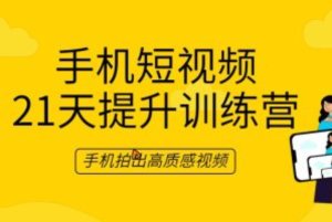 手機攝影技巧-手機攝影21天提升訓練營(yíng)，手機拍出有意境的照片百度網(wǎng)盤(pán)插圖