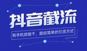 日引300＋創(chuàng  )業(yè)粉，獨家抖音高效截流2.0玩法（價(jià)值1280）百度網(wǎng)盤(pán)插圖