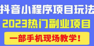 抖音小程序9.0新技巧,2023熱門(mén)副業(yè)項目,輕松變現百度網(wǎng)盤(pán)插圖 抖音小程序9.0新技巧,2023熱門(mén)副業(yè)項目,輕松變現百度網(wǎng)盤(pán)插圖