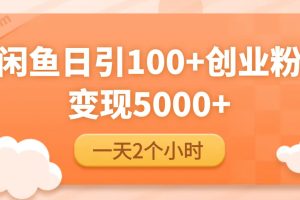 云天社閑魚(yú)引流精準創(chuàng  )業(yè)粉，日引流100+百度網(wǎng)盤(pán)插圖