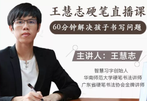 簡(jiǎn)小知王慧志硬筆書(shū)法課28節+72節百度網(wǎng)盤(pán)插圖