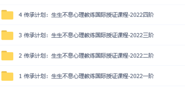 【心理上新】803、【完結】傳承計劃：生生不息心理教練國際授證課程-2022（1-4階）插圖