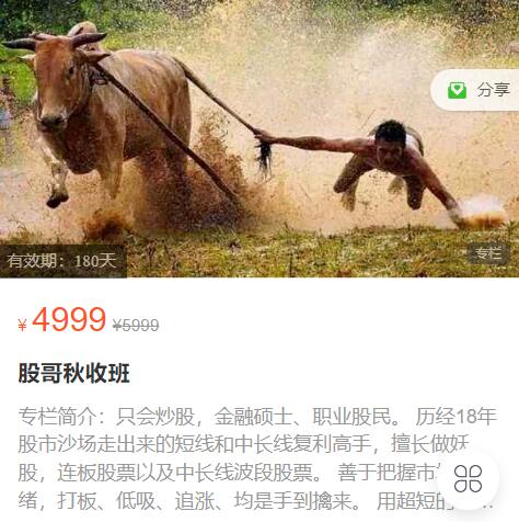 【只會(huì )炒股】原價(jià)4999元的《只會(huì )炒股2023年8-10月 股哥秋收班視頻課程 共16視頻》插圖