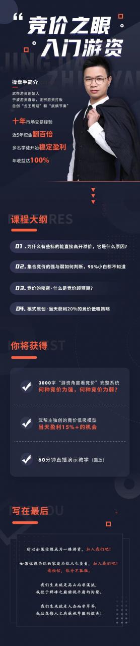 【武幫主】《競價(jià)之眼入門(mén)游資-只有游資才知道的秘密》插圖1